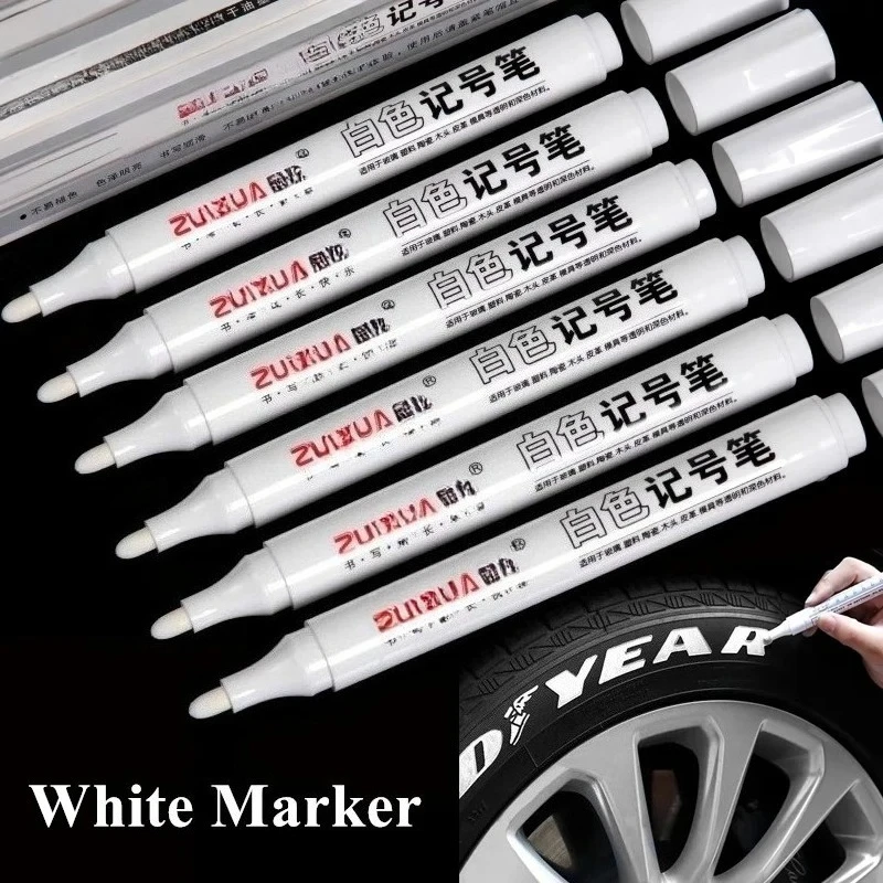 Copic Marker Sketch - 1/3/5 個永久油性白マーカーペン防水タイヤ塗装落書き環境ゲルペンノートブック描画用品