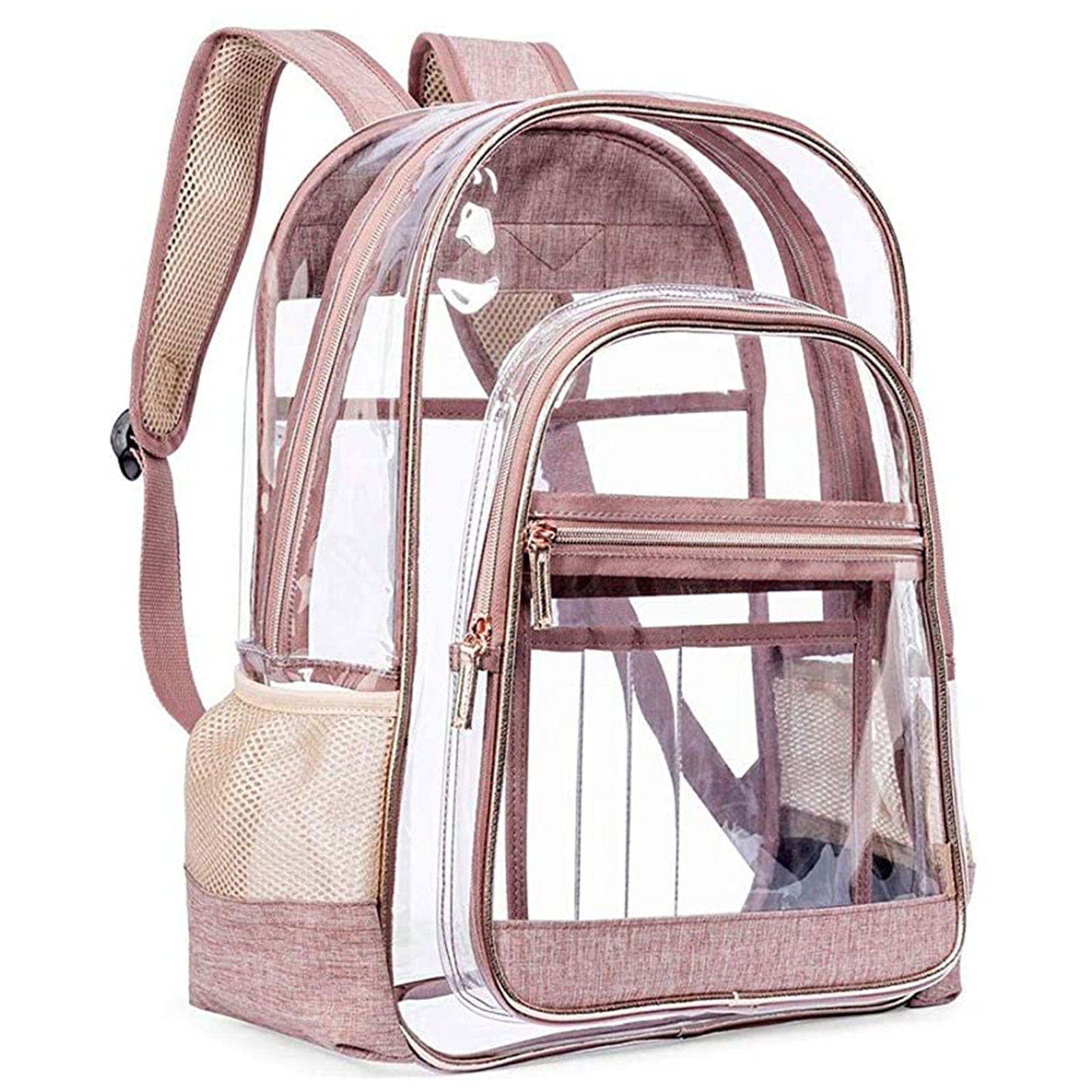 Embroidery Backpack Kit - PVC 透明バックパックバッグファッション防水学生スクールバッグゼリー旅行ビーチ水泳キットバッグ男性女性リュックサック