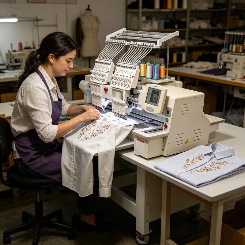 Embroidery Vendor - 工場直販 刺繍ミシン パターンコンピュータ化 ベンダーによる効率的な作業 多機能最新機器 大容量メモリ搭載