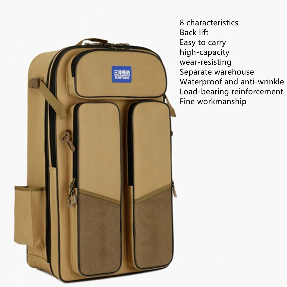 防水バックパック釣り道具ロッドバッグ魚保護パック旅行登山収納 - Embroidery Backpack Kit のレビューと価格