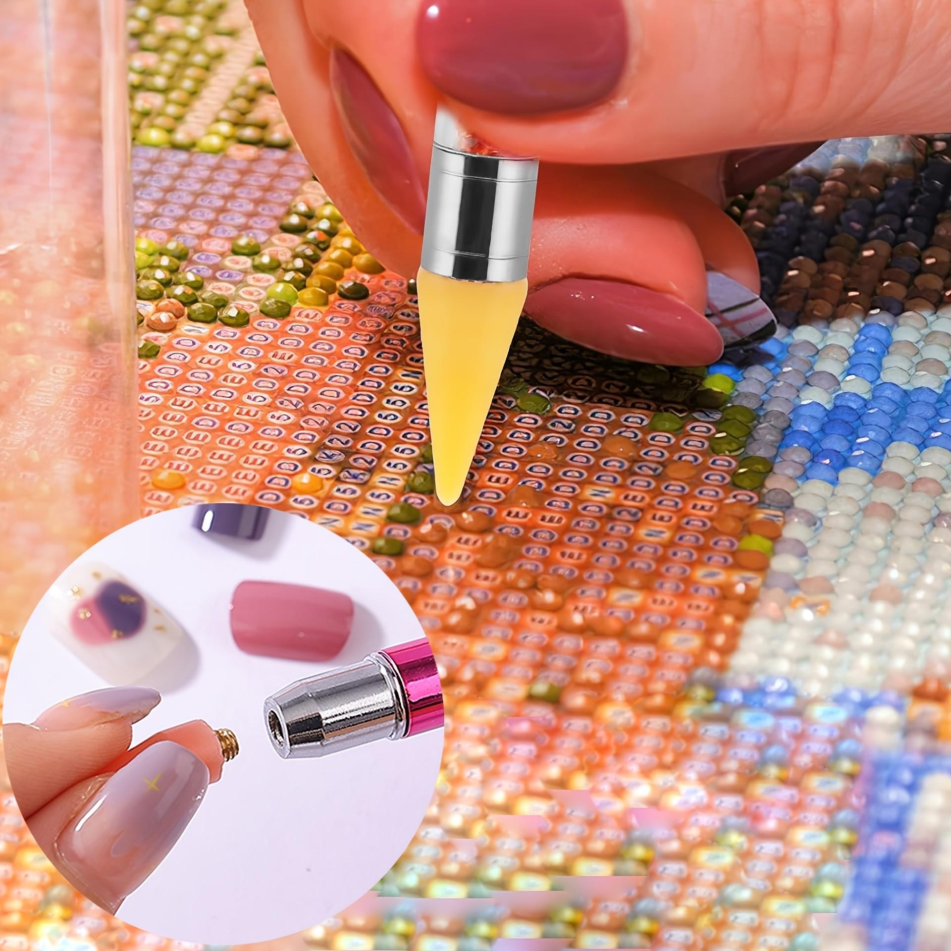 ワックス不要の自己粘着ダイヤモンドペインティングペン、ダイヤ - Embroidery Art のレビューと価格