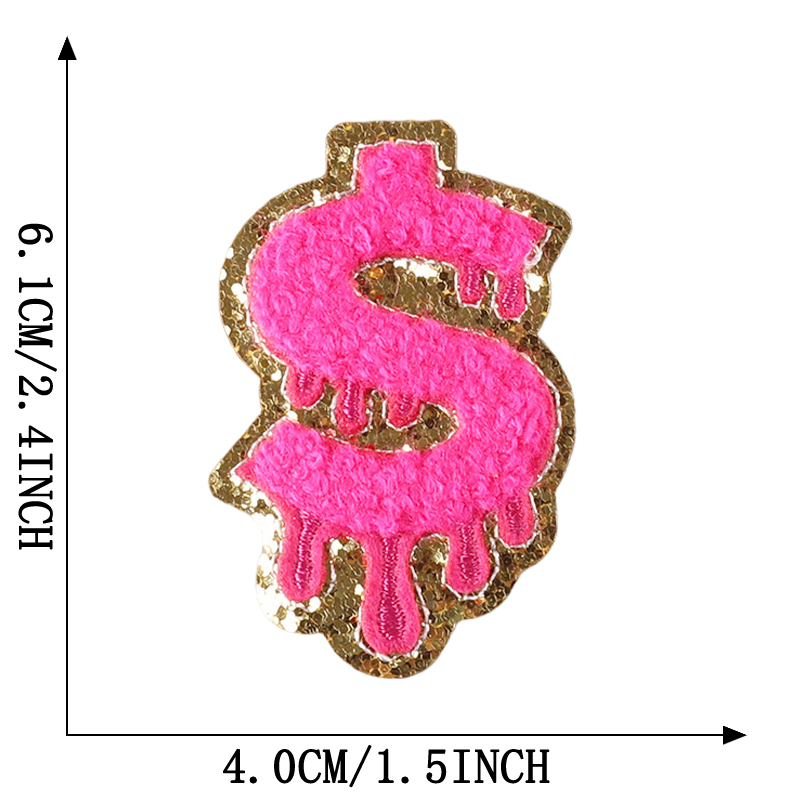 Chenille-刺fabricパッチ,衣類のデザイン,ハー - Embroidery Design 3D のレビューと価格