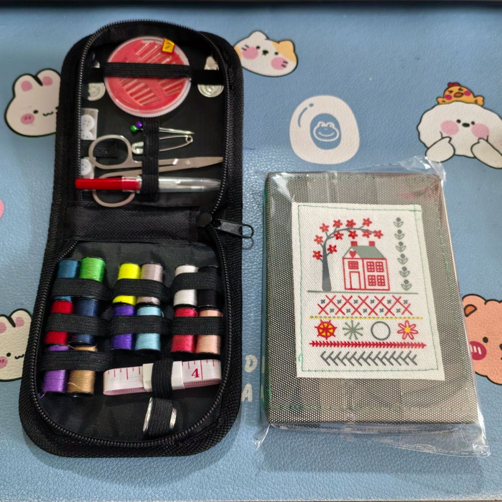 DIY刺繍スターターキット（パターンブック、裁縫道具、収納ケ - Needle Book Organizer のレビューと価格