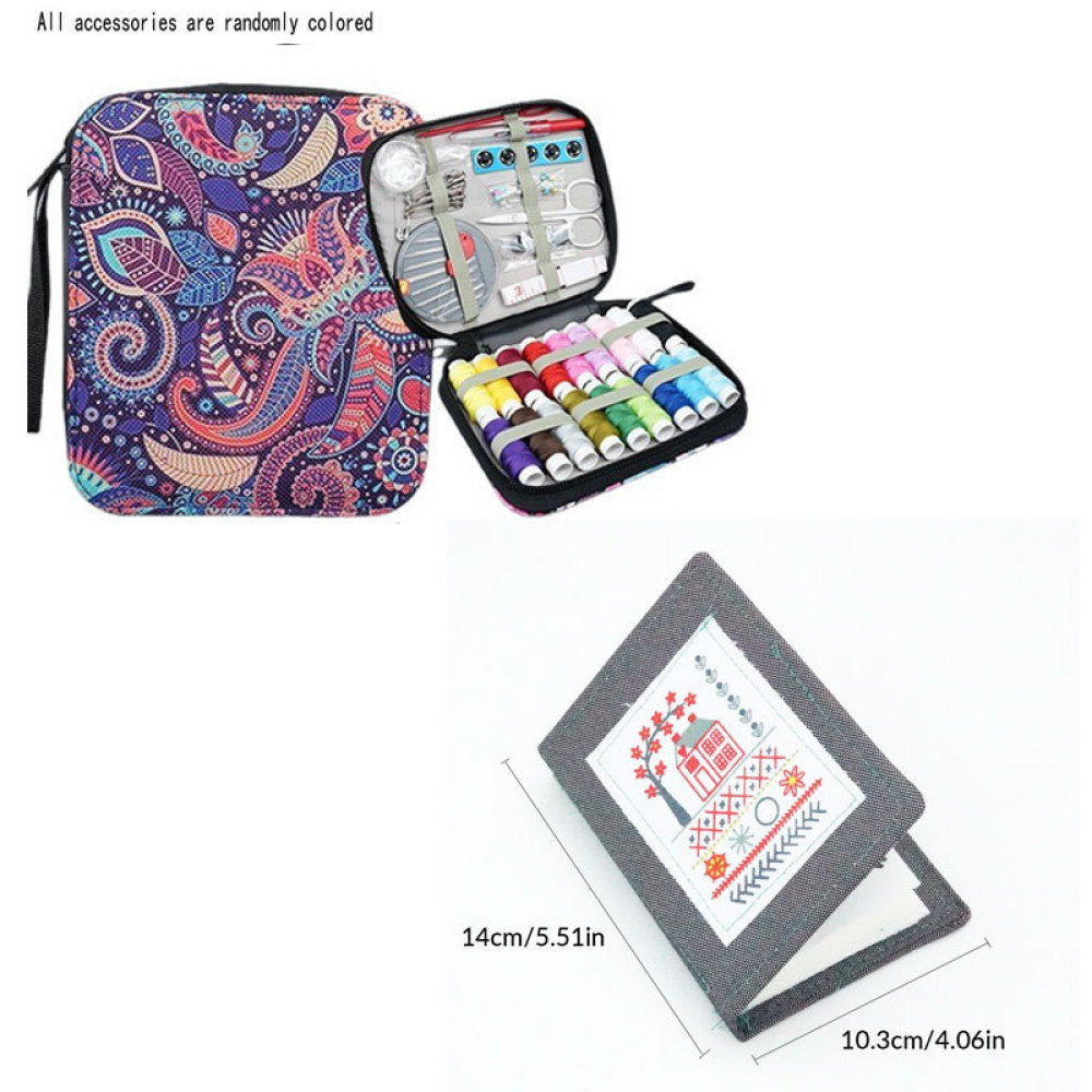 DIY刺繍スターターキット（パターンブック、裁縫道具、収納ケ - Needle Book Organizer のレビューと価格