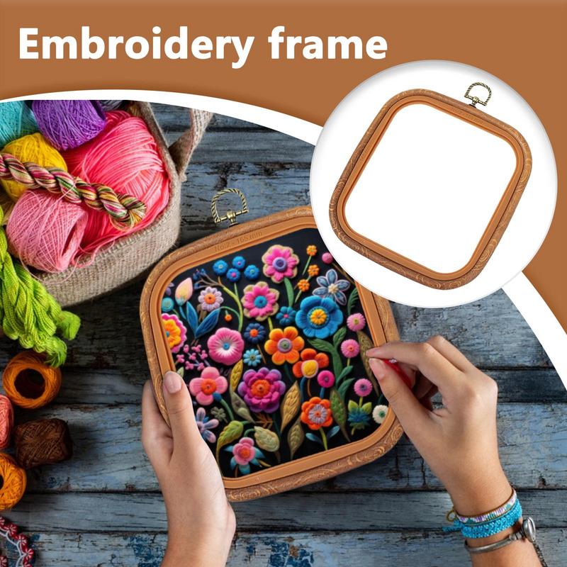 刺繍フープフレーム大型刺繍フープ正方形刺繍フレームラウンドキ - Embroidery Frame のレビューと価格