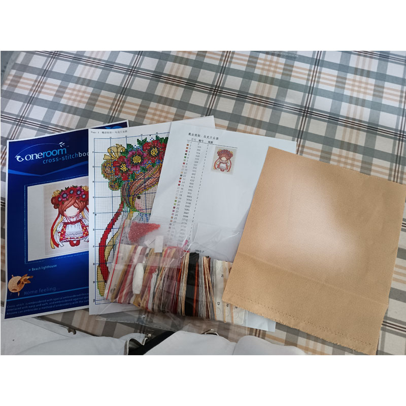 クロスステッチキット DIY セット 花とバックパック 5- - Embroidery Backpack Kit のレビューと価格