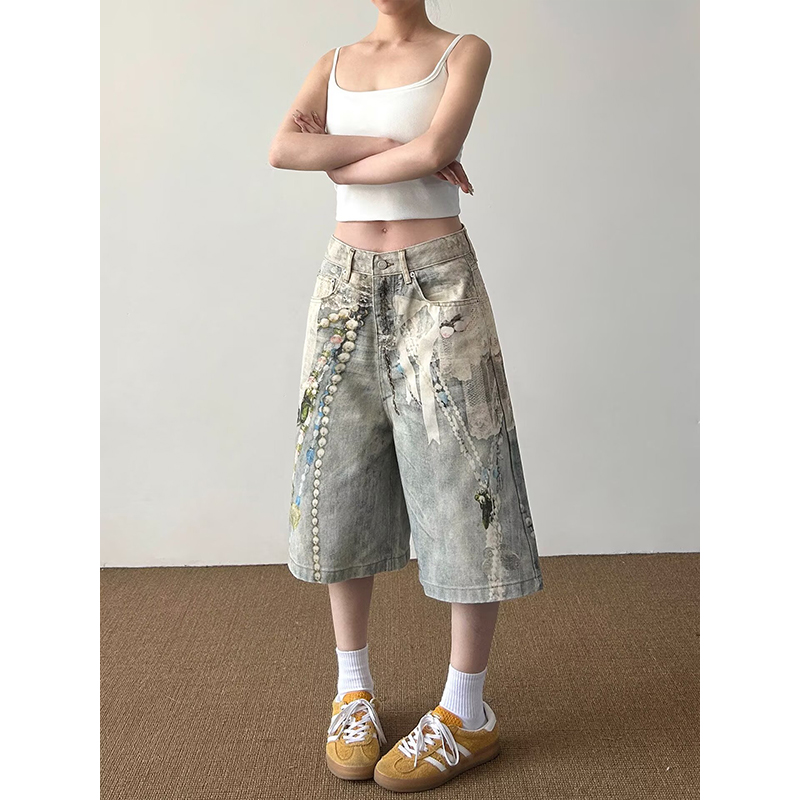 カジュアルアメリカンストリートスタイル3Dプリントチェーンデ - Embroidery Design 3D のレビューと価格