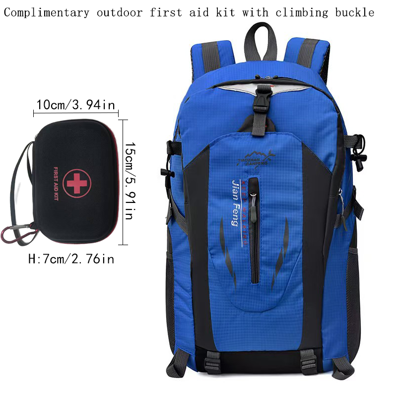 アウトドア用大容量バックパック、40L、無料の救急箱付き、ア - Embroidery Backpack Kit のレビューと価格