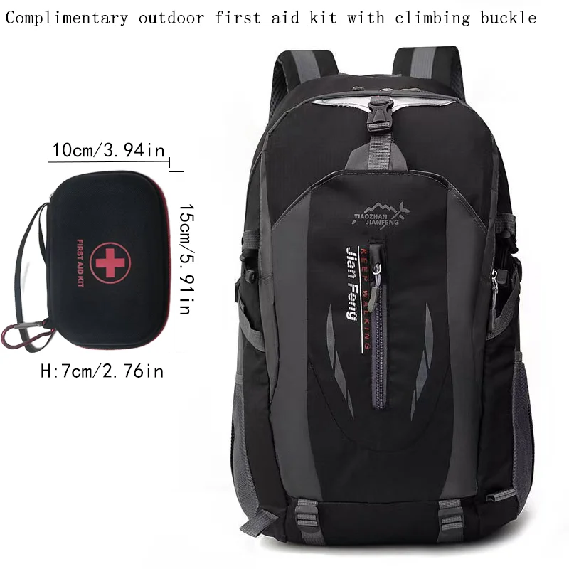 アウトドア用大容量バックパック、40L、無料の救急箱付き、ア - Embroidery Backpack Kit のレビューと価格