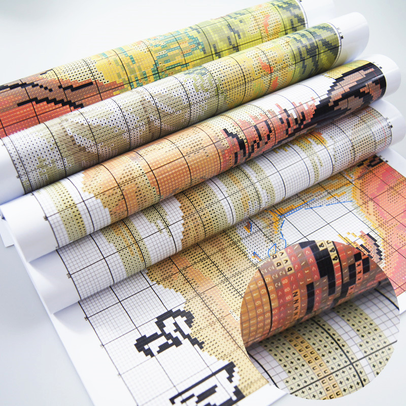 魔法の世界パターンカウントクロスステッチセット DIY 11 - Embroidery Kurta Men のレビューと価格