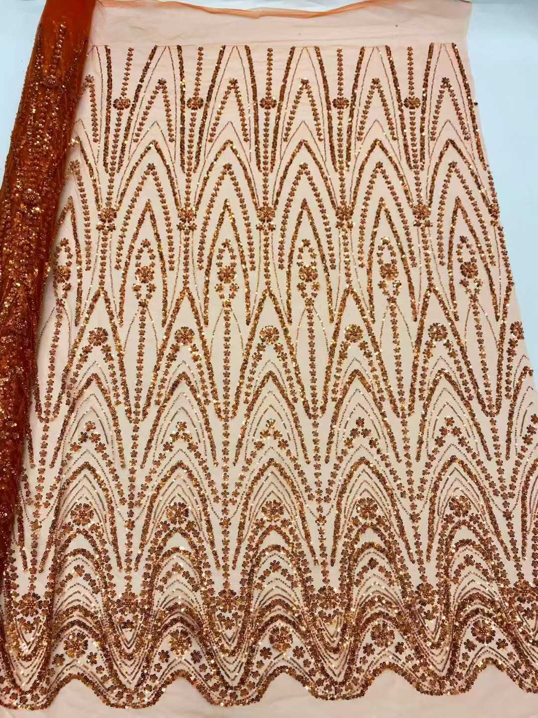 2026年アフリカナイジェリア産高品質スパンコールビーズ付き - Embroidery Net Fabric のレビューと価格