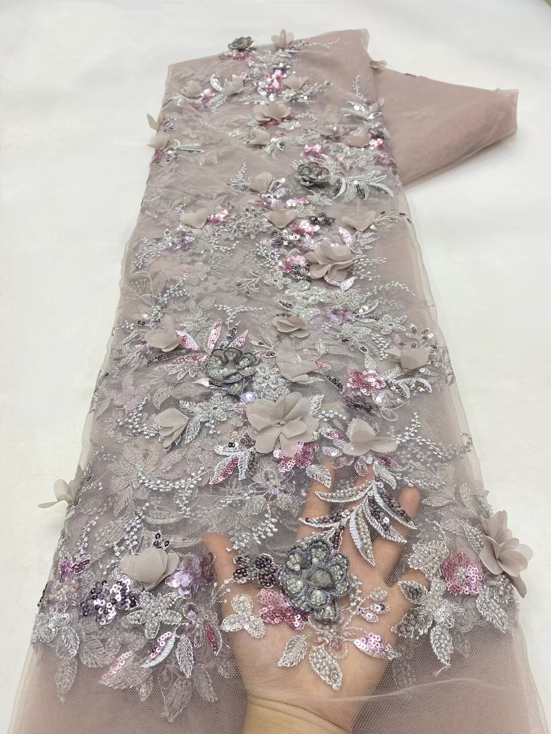 クーミヤ 女性用ドレス 刺繍ビーズ ネットレース スパンコー - Embroidery Net Fabric のレビューと価格