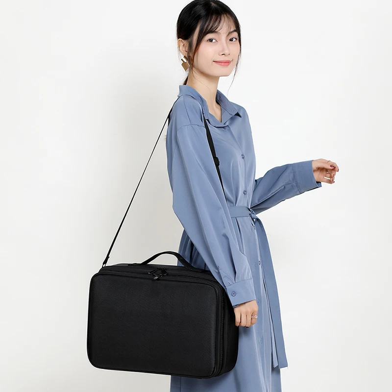 プロ仕様のポータブル化粧品バッグ、ネイルアート刺繍、半永久ツ - Embroidery Art のレビューと価格